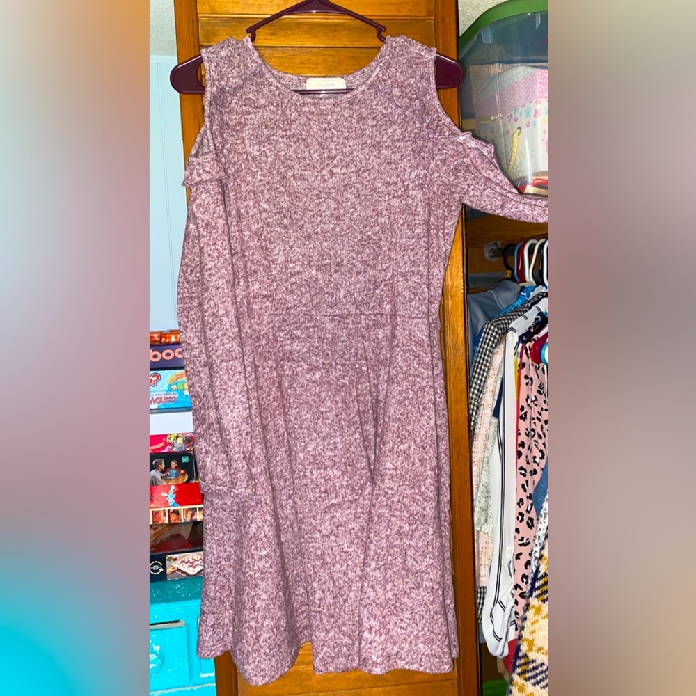 Women’s Cold Shoulder Knit Dress